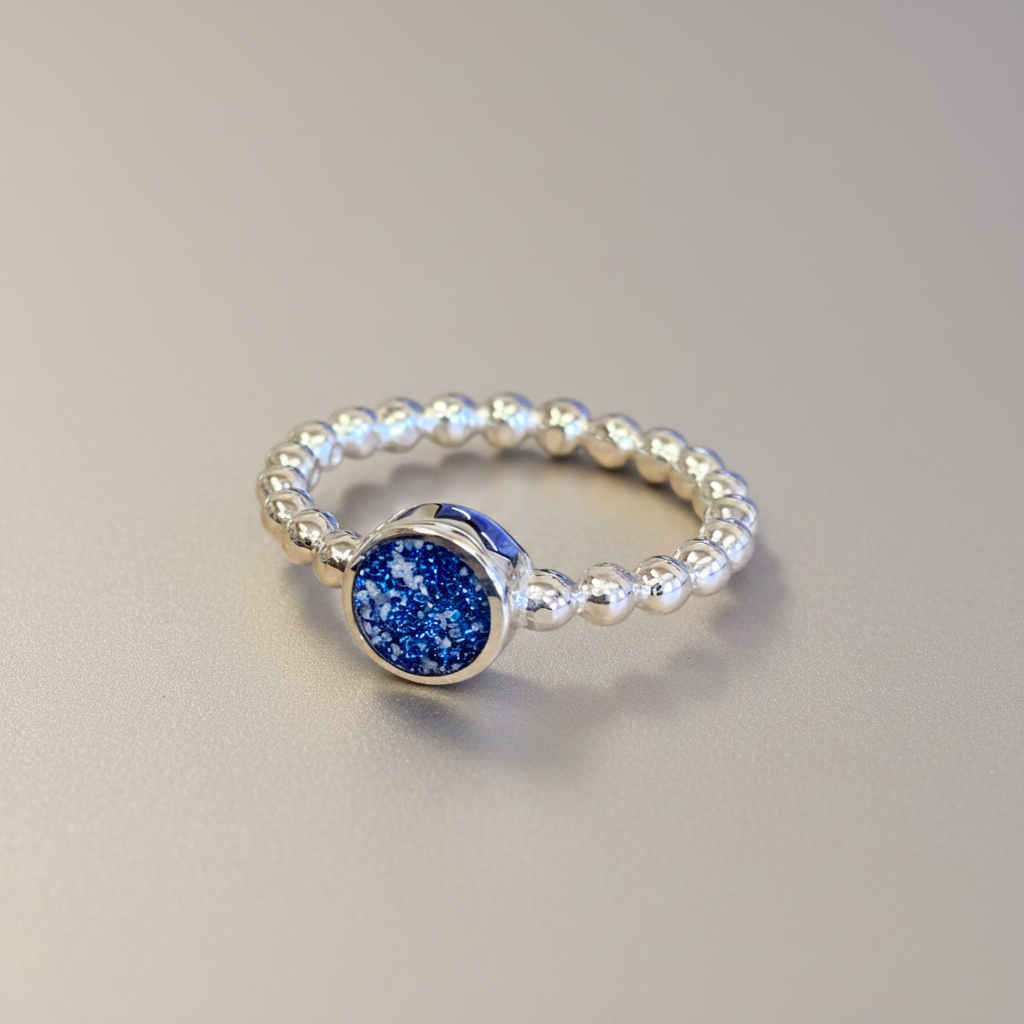 Beaded Memorial Ring