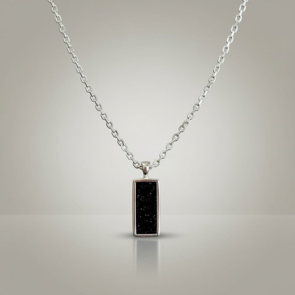 Large Rectangle Memorial Pendant